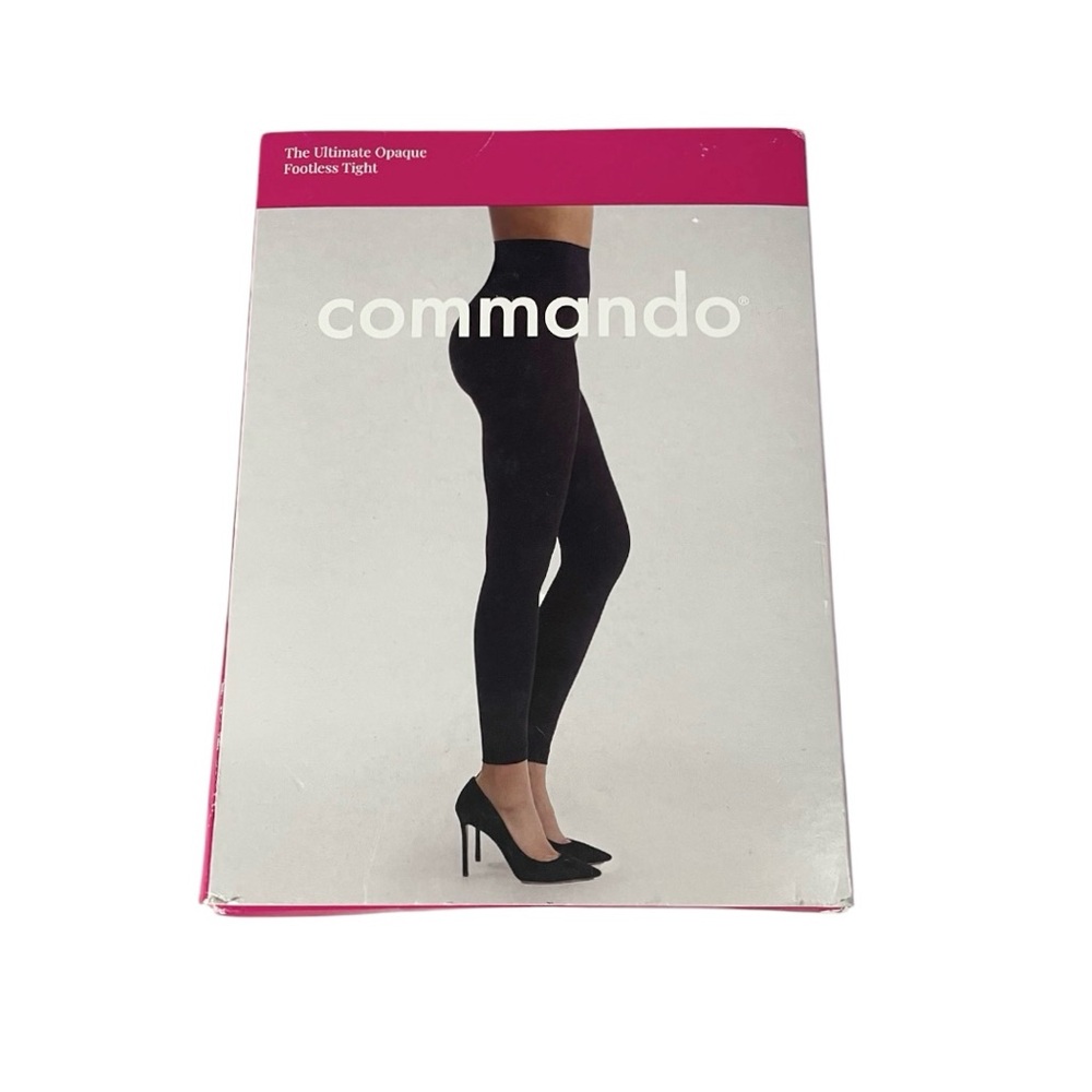 Commando Ultimate Opaque‎ Footless Tight Black New in Box